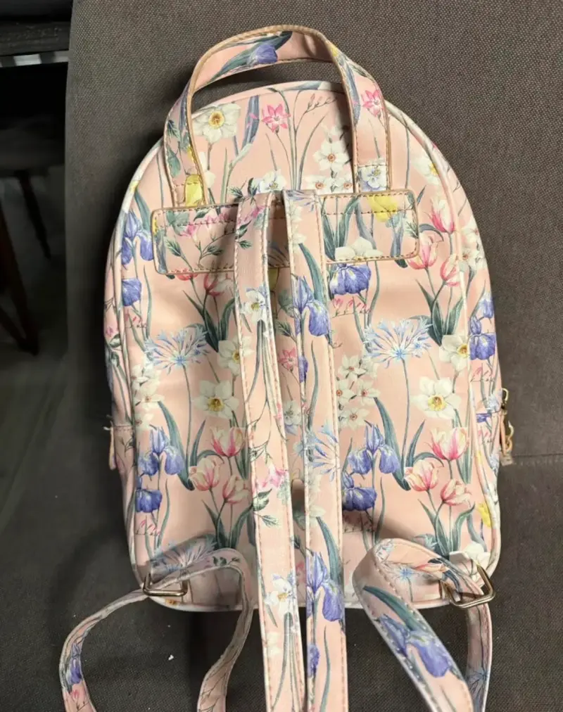 Mochila floral de mujer en tonos pastel - 2