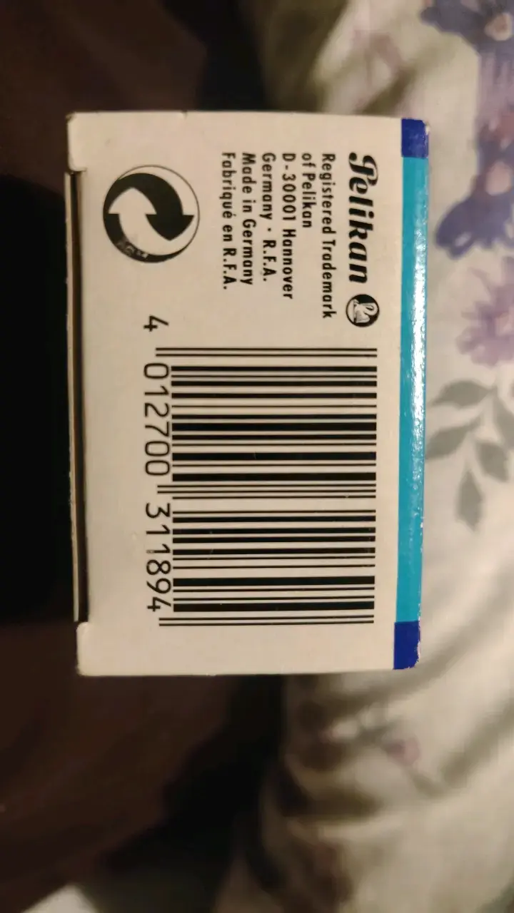 Tinta Turquesa Pelikan 4001 para Plumas - 4