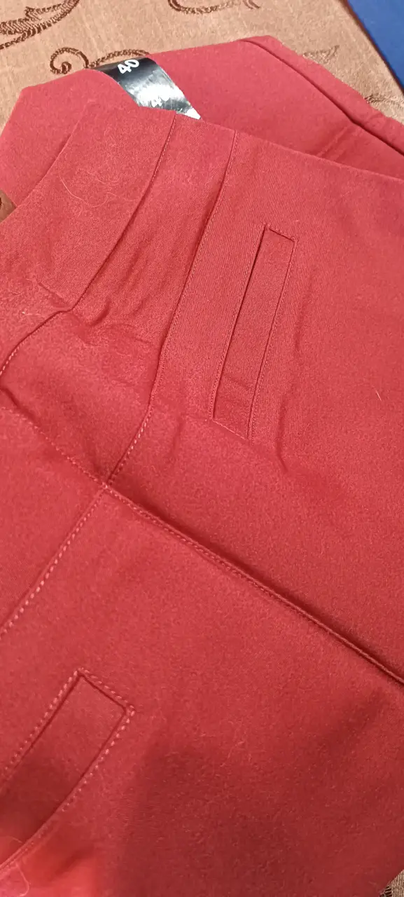 Pantalones Zibel azul y rojo para mujer - 6