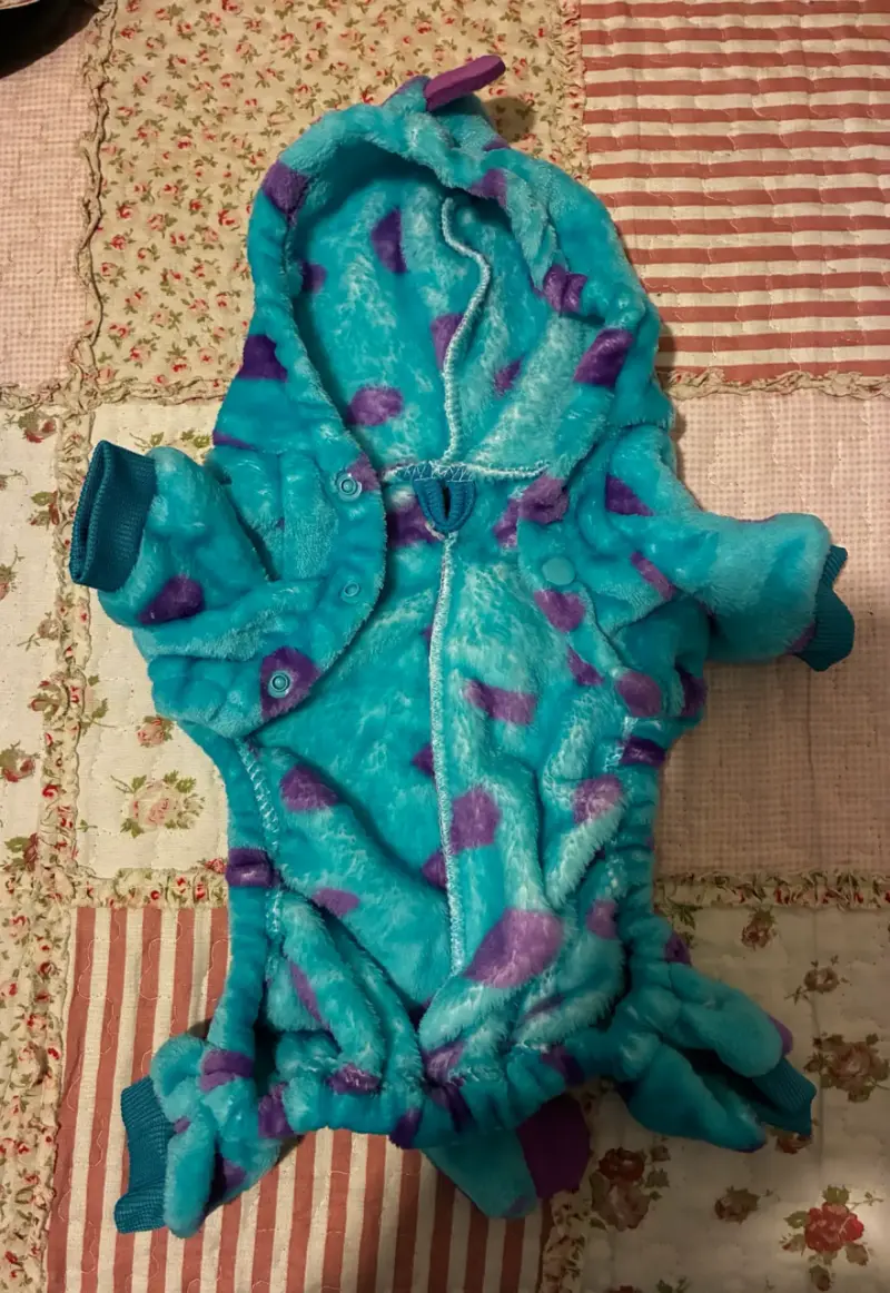 Disfraz de Sulley para perro talla M - 4