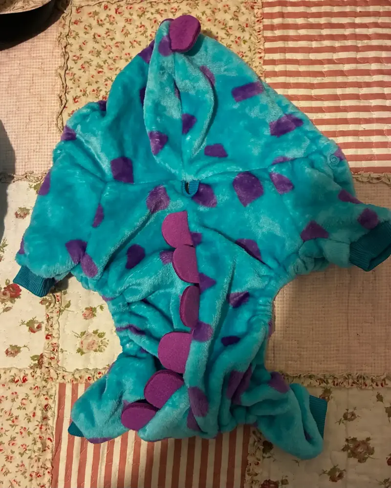 Disfraz de Sulley para perro talla M - 5