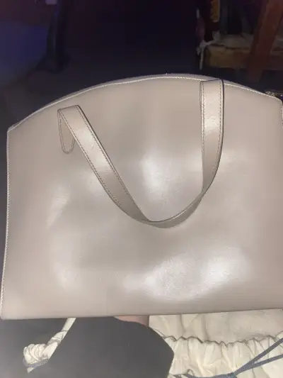 Bolso de cuero beige Gucci vintage elegante - miniatura 1