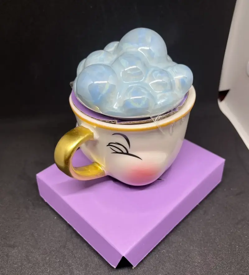 Taza Disney Princess con tapa y diseño de Chip - 3