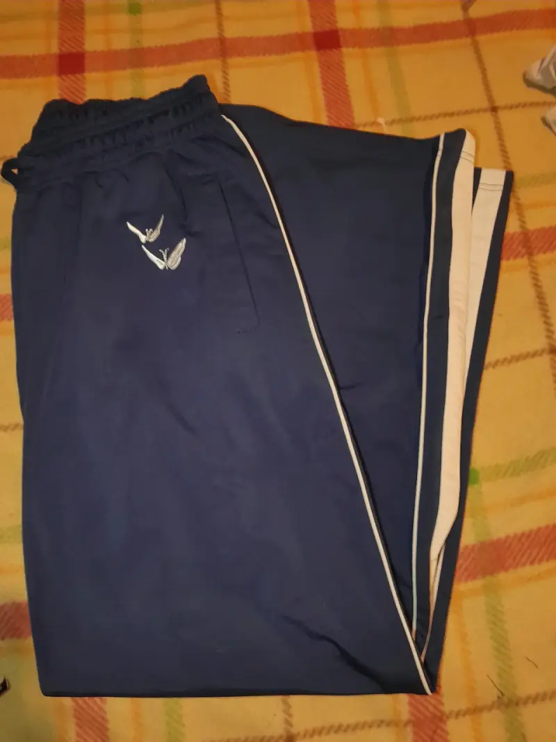 Pantalones deportivos azul marino con logo - 1