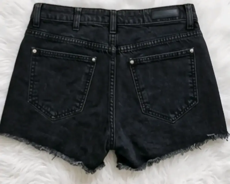 Shorts de mezclilla negro Americano - 2