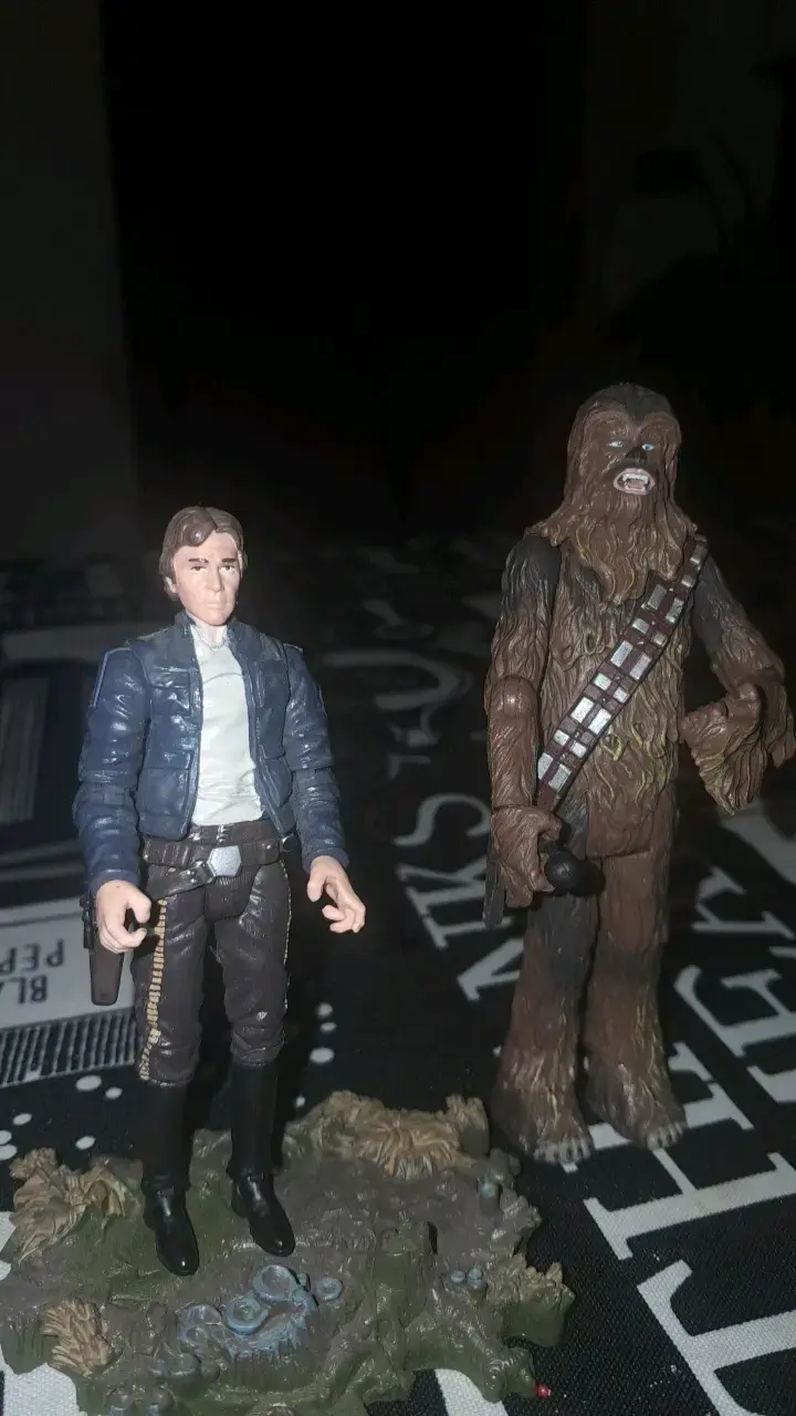 Figuras de acción Han Solo y Chewbacca - 3