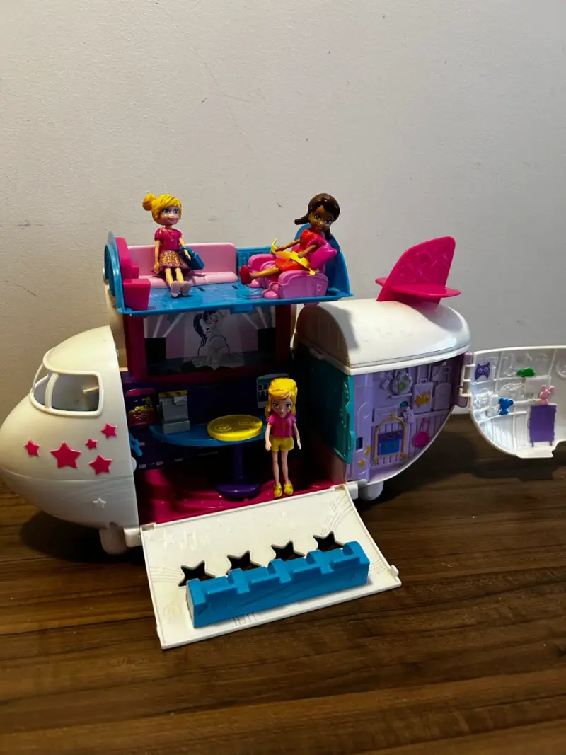 Polly Poket Jet Privado Aventuras Fantasticas - 1