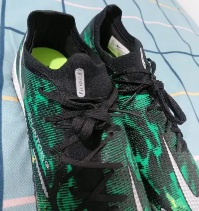 Zapatillas deportivas Nike Phantom verde y negro - miniatura 2