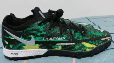 Zapatillas deportivas Nike Phantom verde y negro - miniatura 3