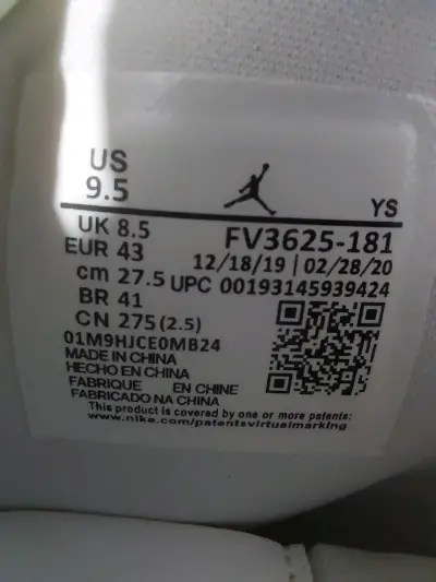 Zapatillas deportivas Nike Jordan turquesa y blanco - miniatura 5