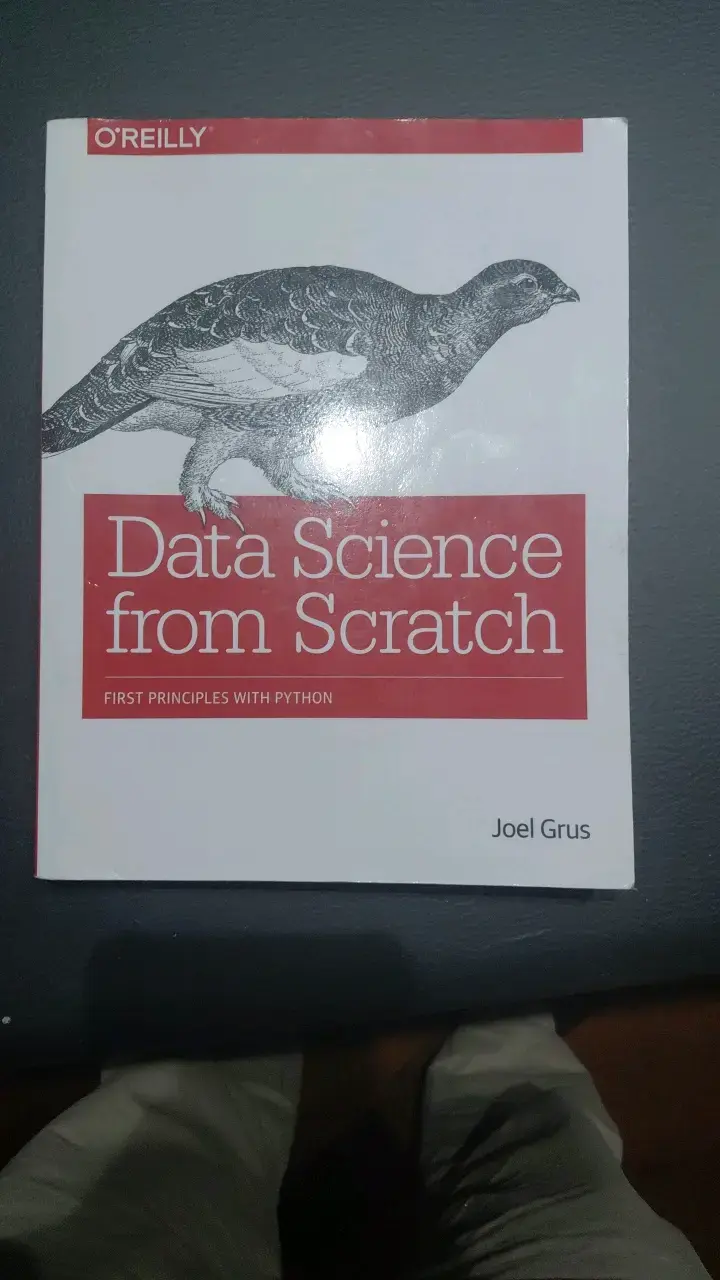 Libro Data Science from Scratch de O'Reilly - 1
