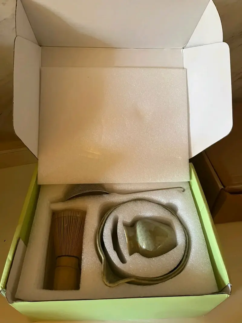 Set de Té Matcha con Batidor y Cuenco - 1