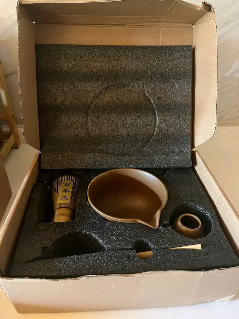Set de Té Matcha con Batidor y Cuenco - 3