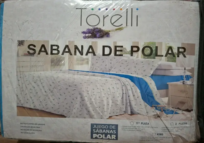 Juego de Sábanas Polar Torelli 2 Plaza