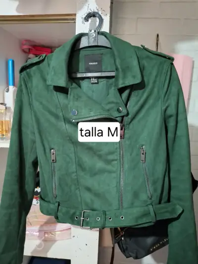 Chaqueta Verde Mujer Forever 21 Talla M - miniatura 1