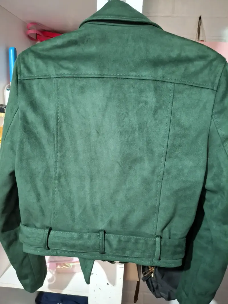 Chaqueta Verde Mujer Forever 21 Talla M - 2