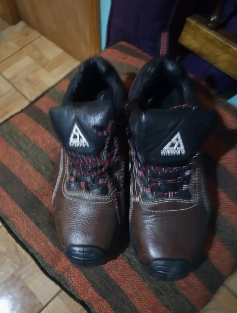 Zapatos de seguridad marrones suela antideslizante - 2