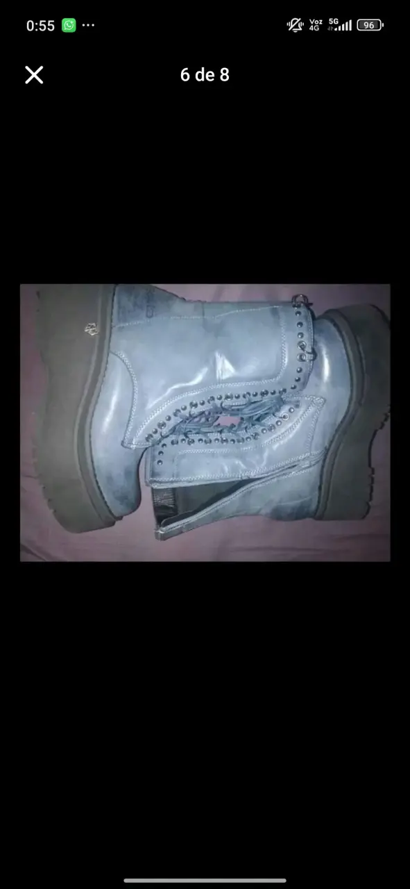 Botines Gotta turquesa grisaseo con plataforma - 1
