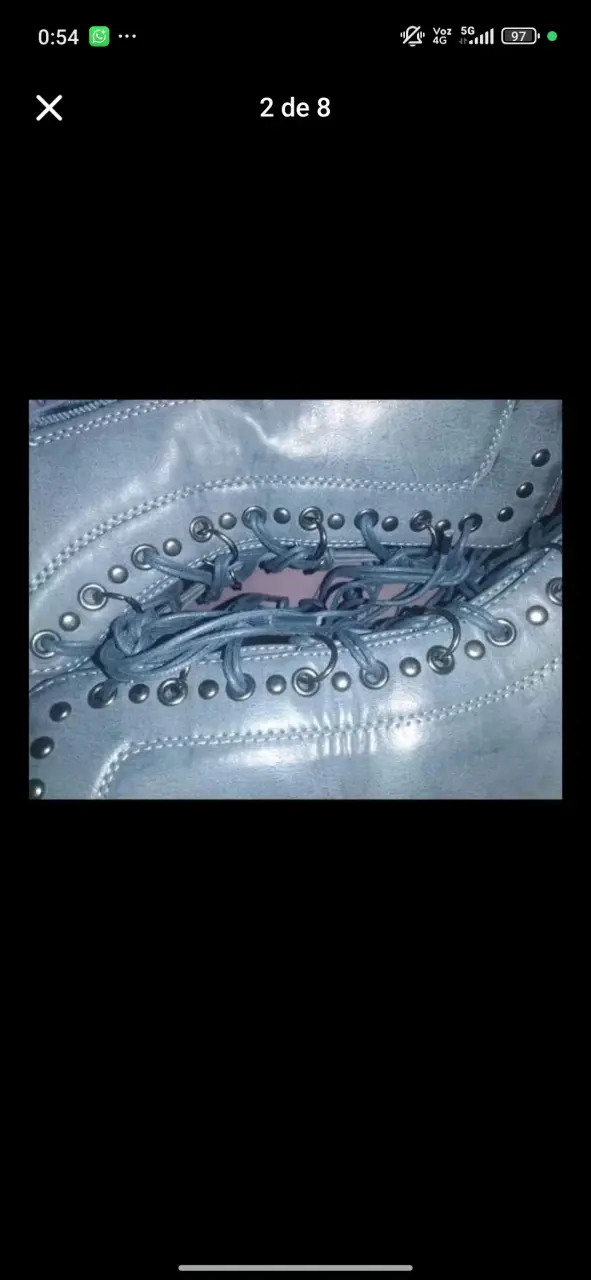 Botines Gotta turquesa grisaseo con plataforma - 4