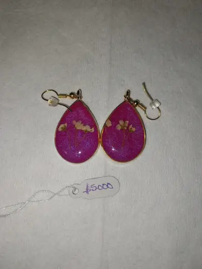 Set de aros artesanales coloridos - miniatura 5