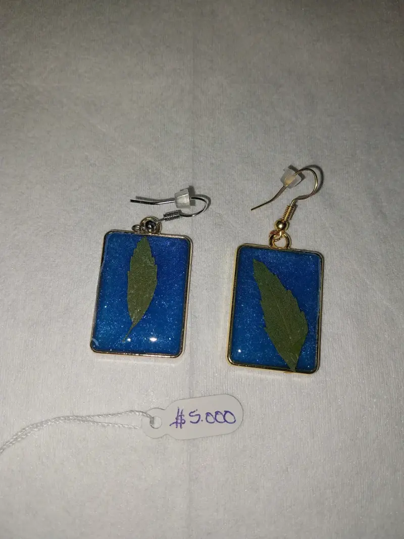 Set de aros artesanales coloridos - 6