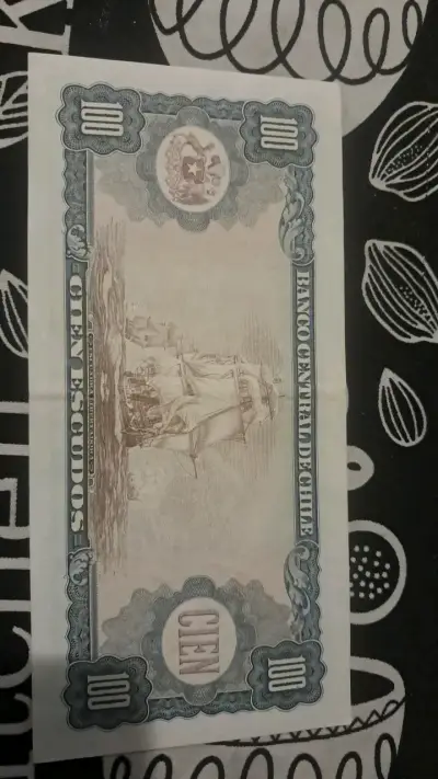 Billete antiguo de 100 escudos de Chile - miniatura 2