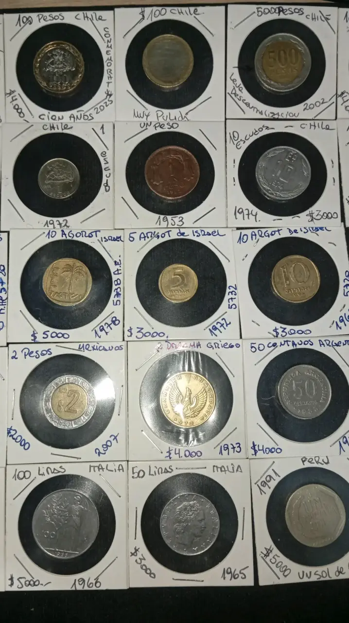 Colección de monedas antiguas internacionales - 3