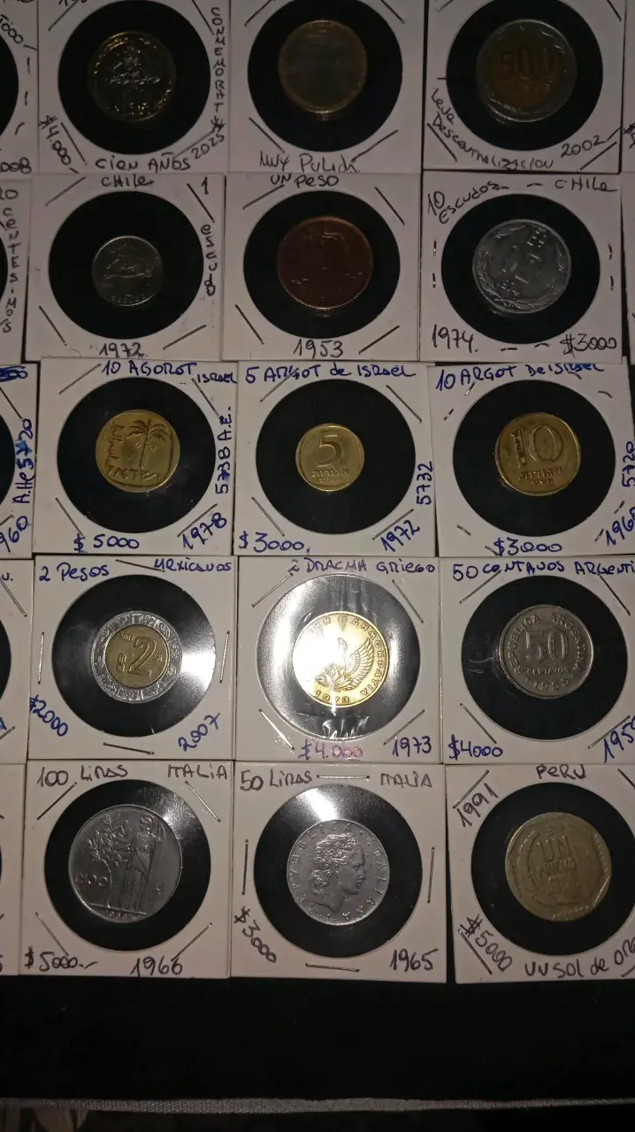 Colección de monedas antiguas internacionales - 4