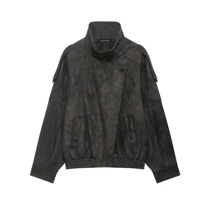 Chaqueta Dupe Zara efecto gamuza S - 4