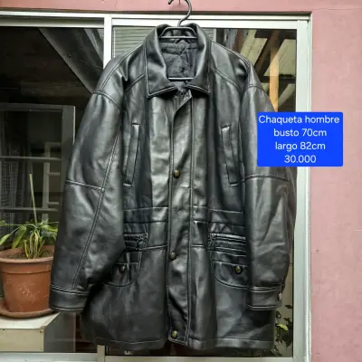 Chaqueta negra para hombre - miniatura 1