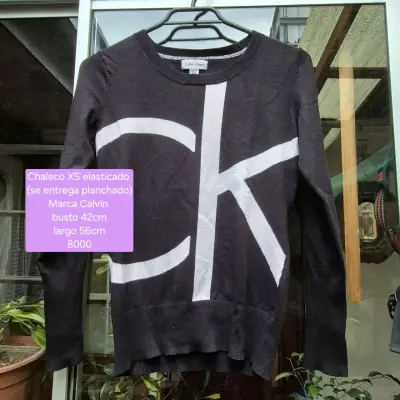 Chaleco Calvin Klein XS elástico negro - miniatura 1