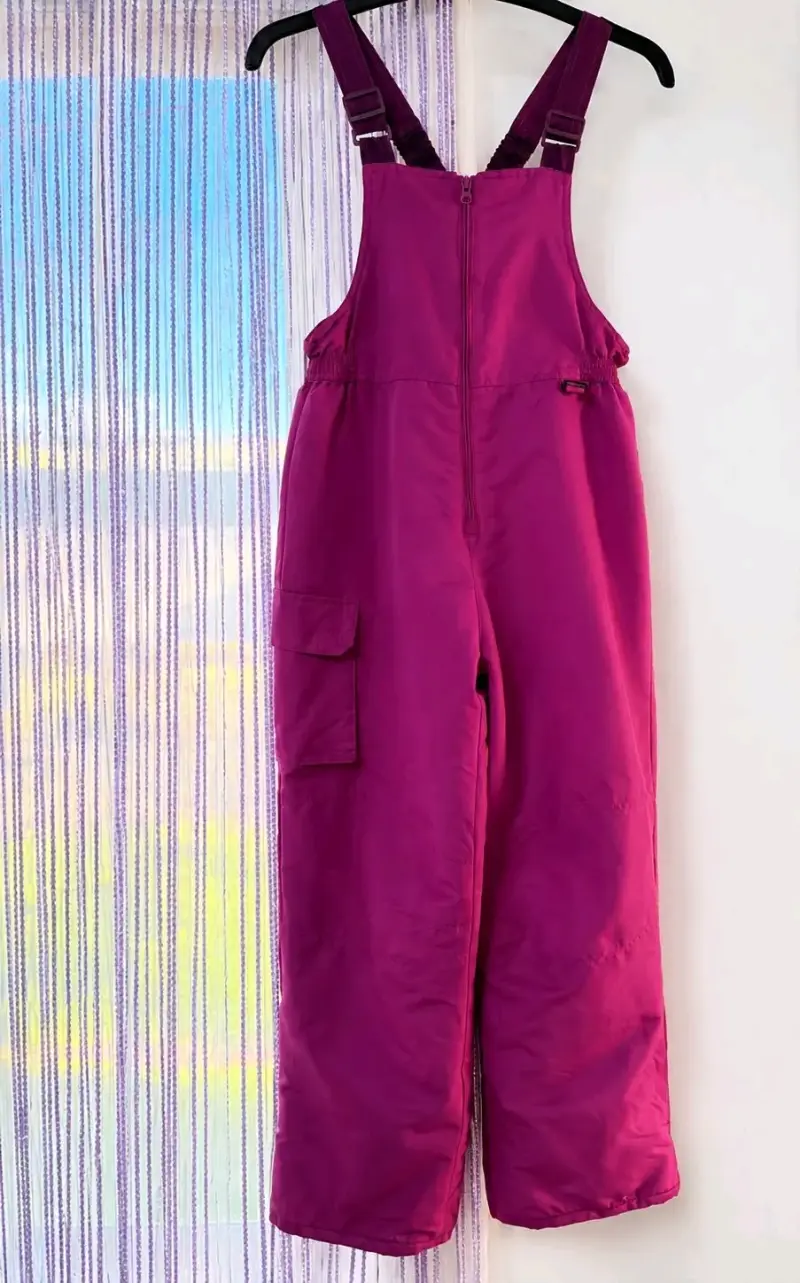 Overol de nieve infantil color fucsia - 1