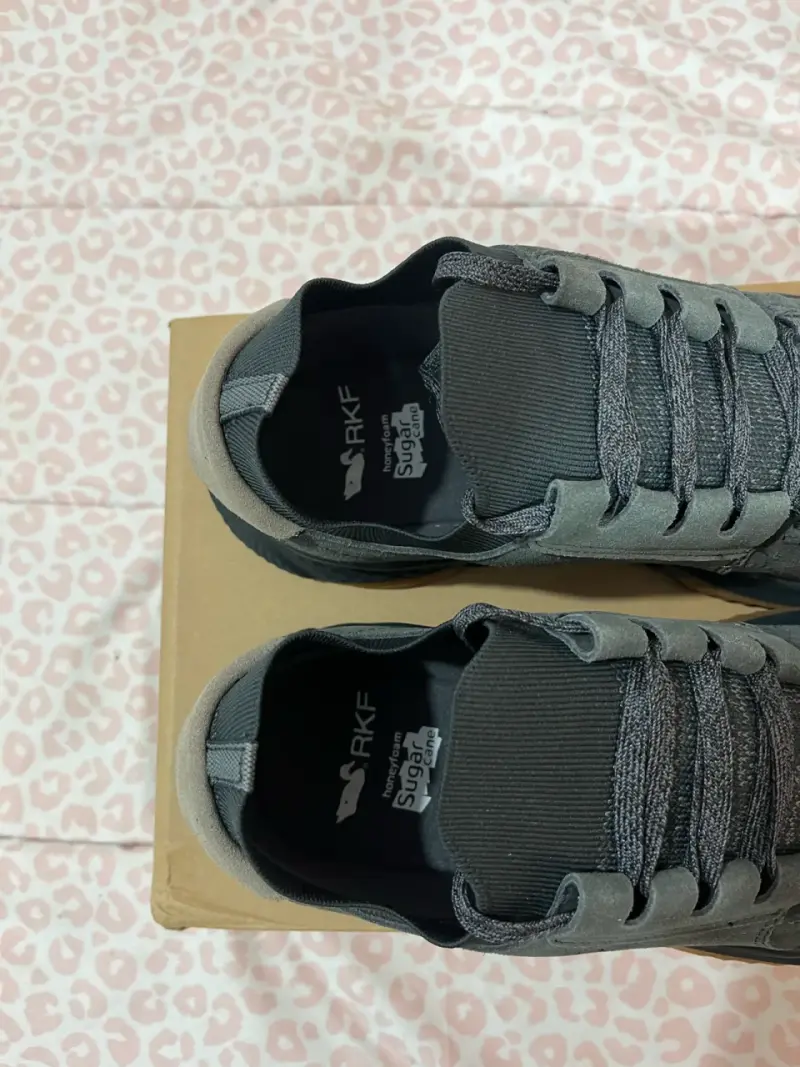 Zapatillas deportivas grises RKF para hombre - 4