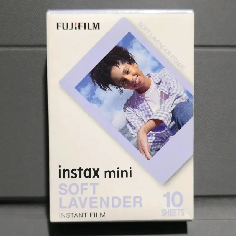 Película Fujifilm Instax Mini Soft Lavender 10 Hojas