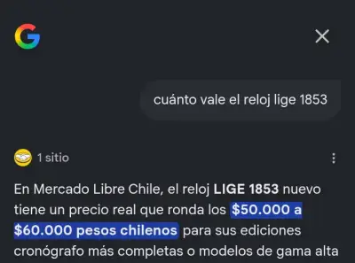 Reloj cronógrafo LIGE 1853 para hombre - miniatura 3