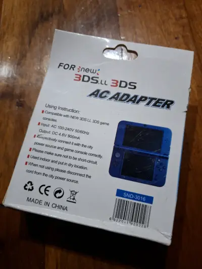Adaptador de Corriente para Nintendo 3DS LL/XL - miniatura 2