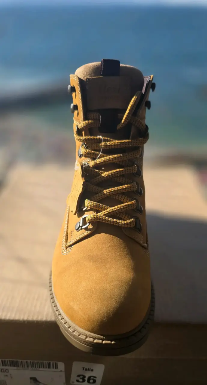 Botas de cuero Flexi color trigo talla 36 - 2