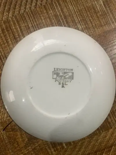 Plato de cerámica decorativo Leighton Pottery - miniatura 2