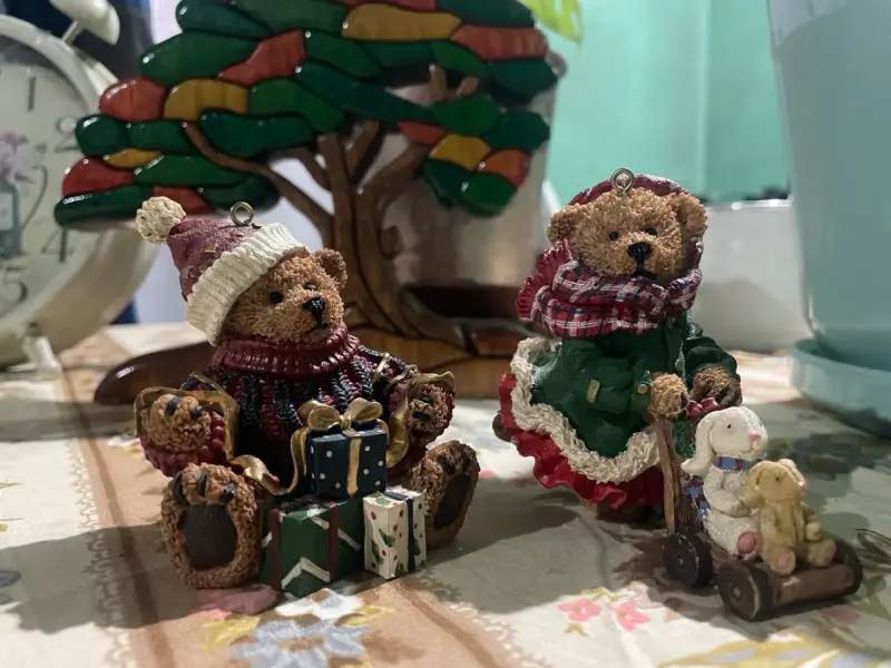 Figuras decorativas de osos navideños - 2