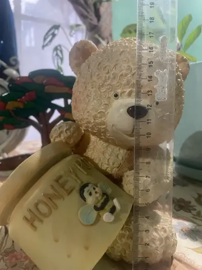 Alcancía de oso con tarro de miel decorativa - miniatura 4