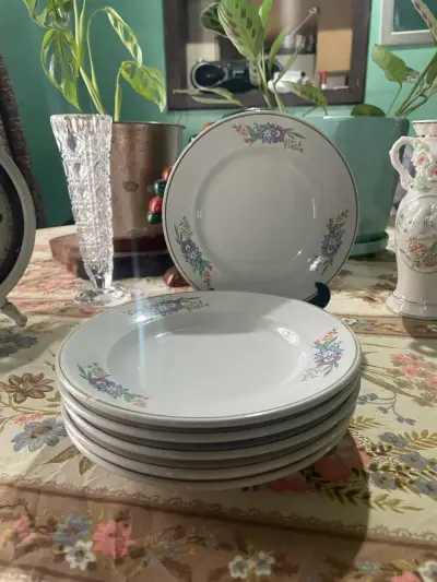 Juego de platos lozapenco con diseño  floral - miniatura 2