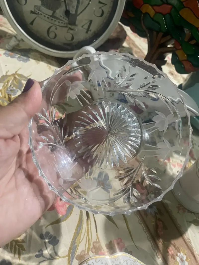 Bowl de Cristal Tallado Stuart Inglaterra - 3