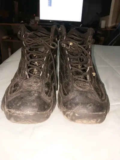 Botas de cuero negro para hombre. - miniatura 6