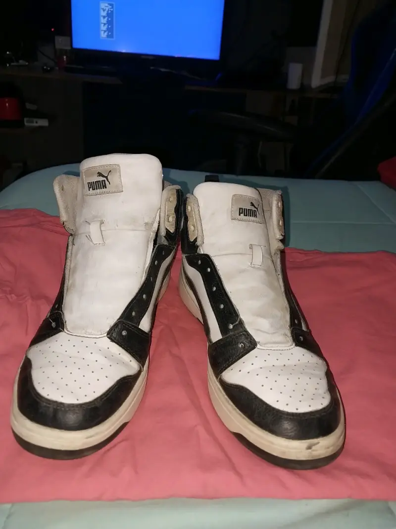 Zapatillas deportivas Puma blancas y negras