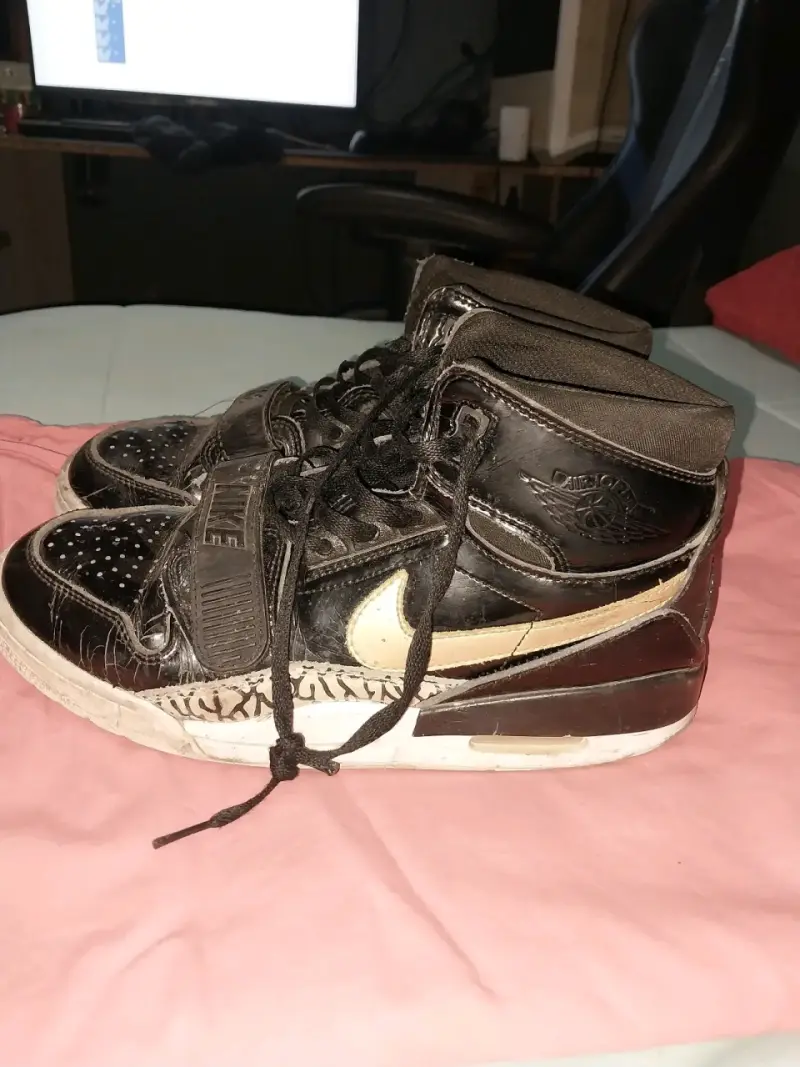 Zapatillas altas negras Nike con velcro - 2