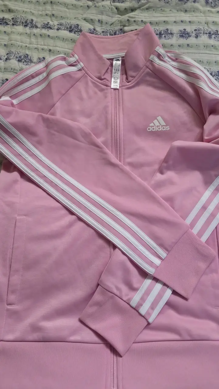 Chaqueta deportiva rosa Adidas - 1