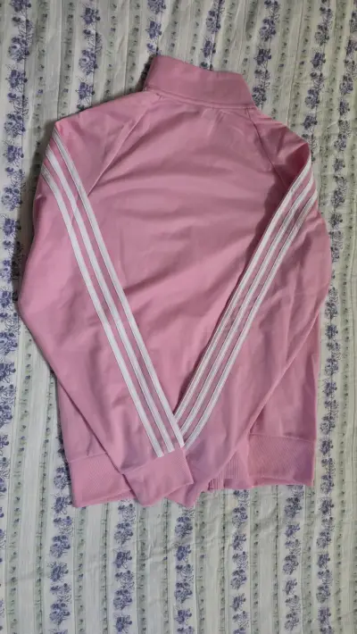 Chaqueta deportiva rosa Adidas - miniatura 3