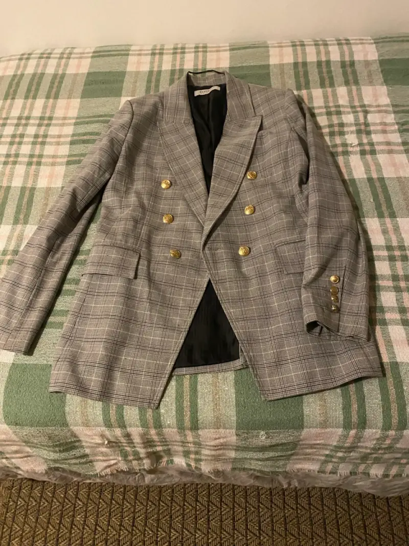 Blazer de mujer a cuadros Basement - 2