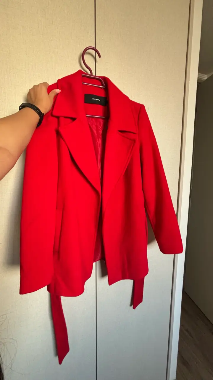 Abrigo rojo mujer Vero Moda - 2