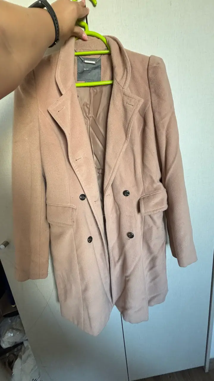 Abrigo de mujer beige - 2